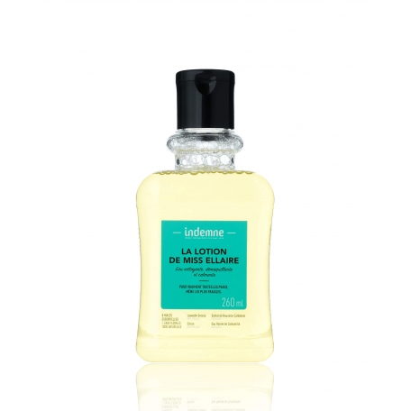 Eau nettoyante, démaquillante et calmante LA LOTION DE MISS ELLAIRE  indemne 260 ml