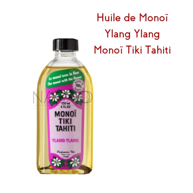 PURE MONOÏ YLANG YLANG TIKI 120ML 100%MadeinTahiti