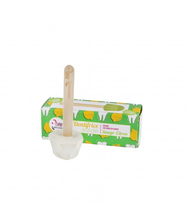 Dentifrice solide sauge-citron 17gr Lamazuna