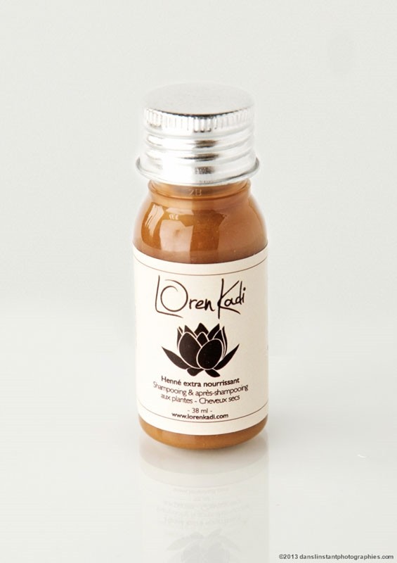 Mini Shampooing et Ap-shamp "Henné Extra Nourrissant" LorenKadi 38ml