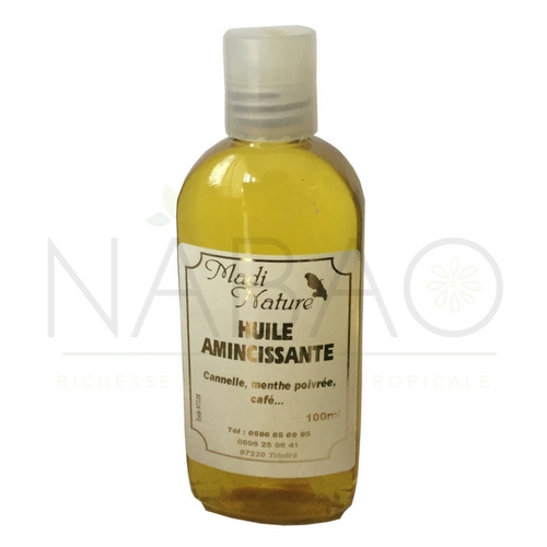 huile amincissante 100 % végétal Madi Nature 100 ml