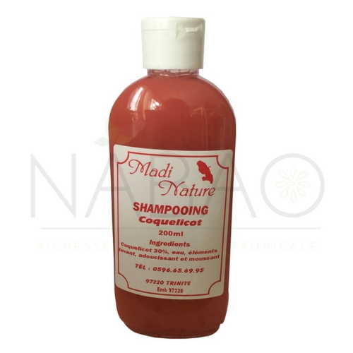 Shampoing Coquelicot Pays - Madi Nature - 200 ml