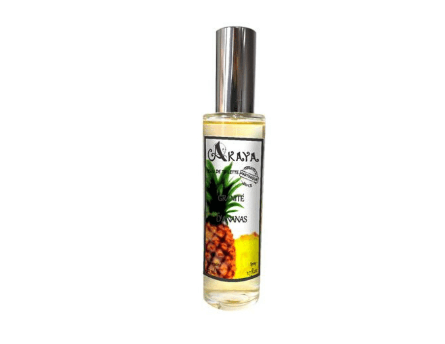 Eau de toilette ANANAS fabrication artisanale Martinique Akaya 50ml