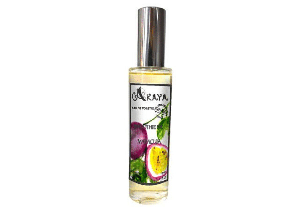 Eau de toilette Maracudja fabrication artisanale Martinique 50ml AKAYA