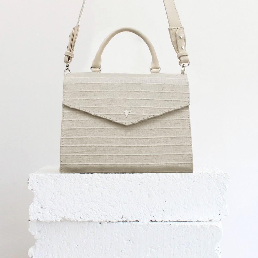 SAC JOÉ - TWEED BLANC