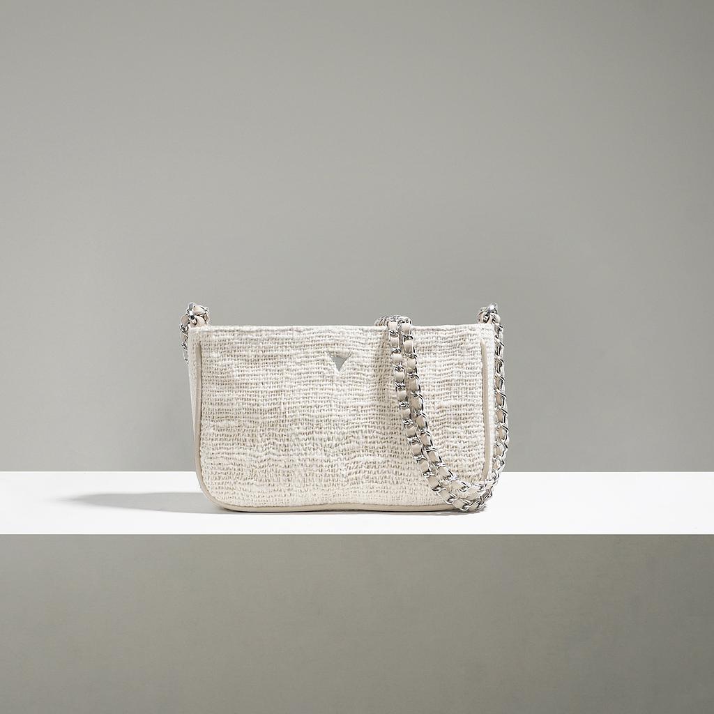 SAC GABBY - COTON TISSÉ BEIGE