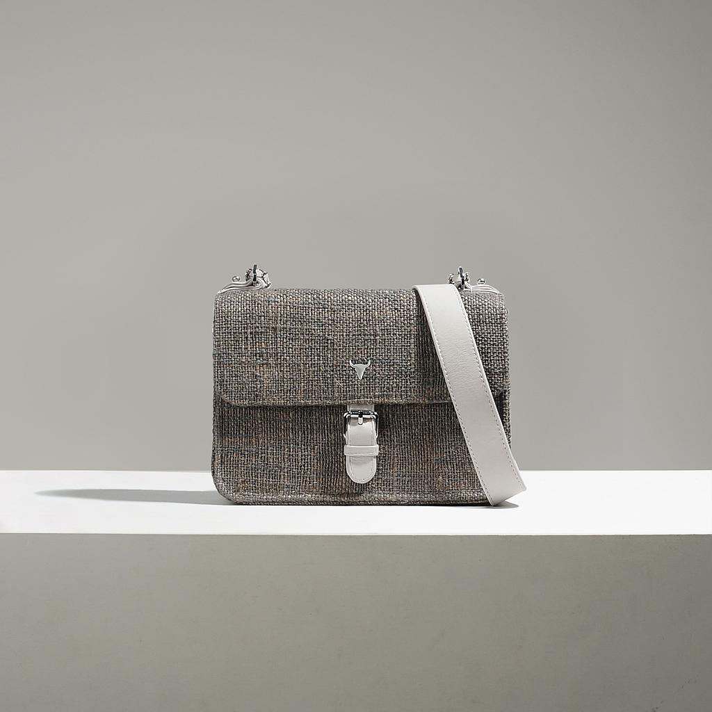 SAC OLIVIA - TISSÉ CYAN