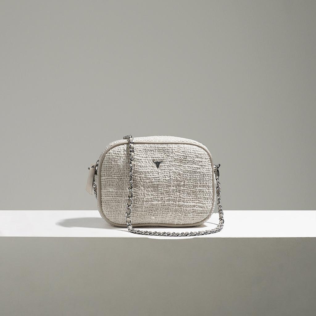 SAC XS GIULIA - COTON TISSÉ BEIGE