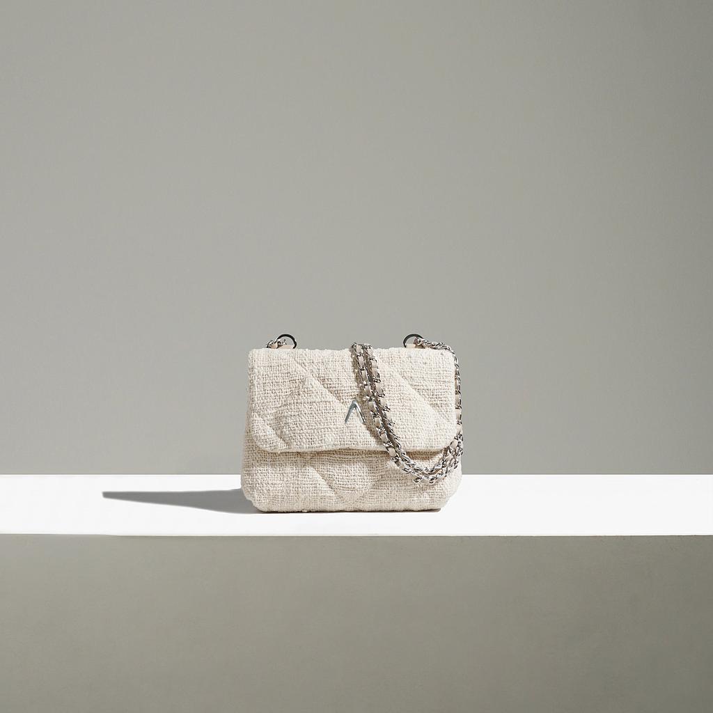 SAC MINI CAPRI - COTON TISSÉ BEIGE