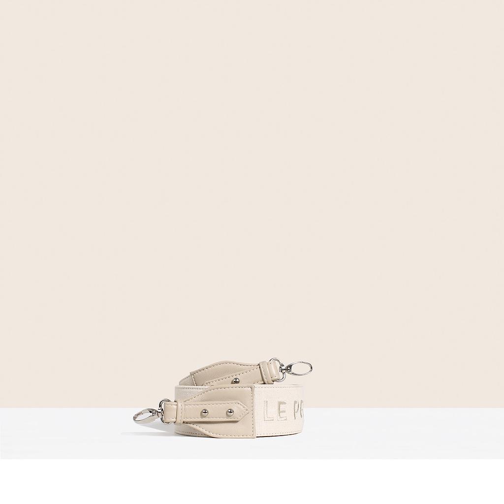 ANSE/BANDOULIÈRE LE PETIT CARTEL - COTON CRÈME BRODÉE BEIGE