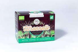 Boîte feuille de Citronnelle BIO de Martinique