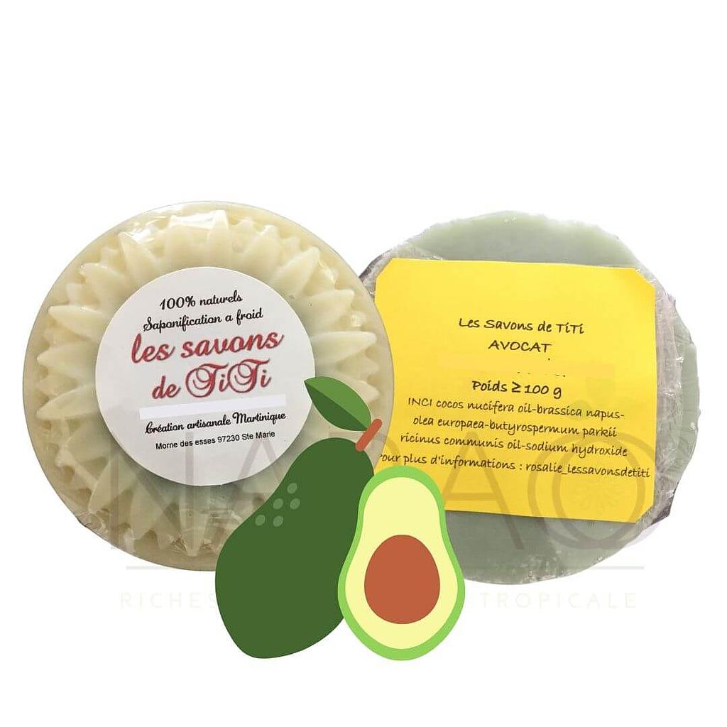 Avocat savon saponifié à Froid Savon de Titi