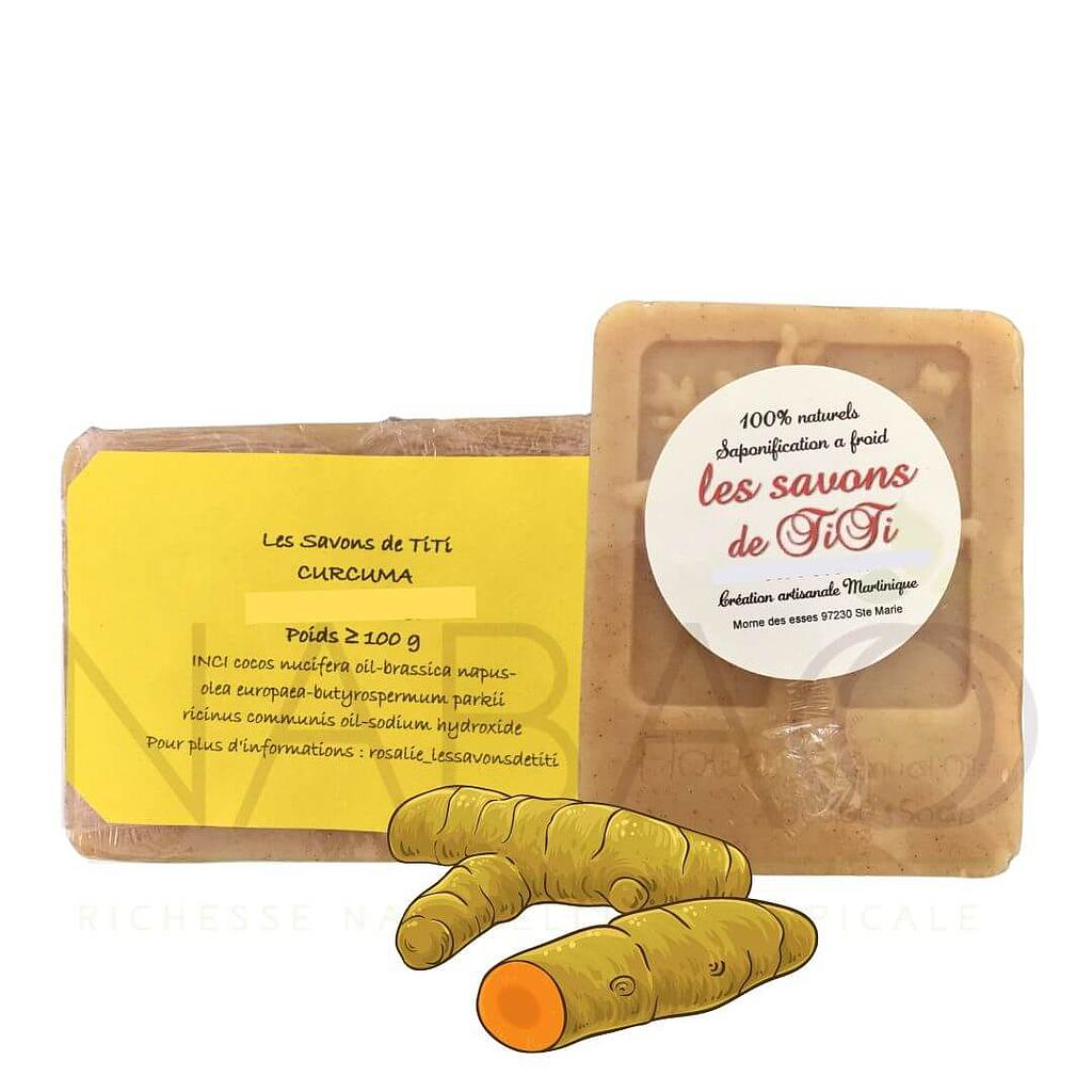 Curcuma savon saponifié à Froid Savon de Titi