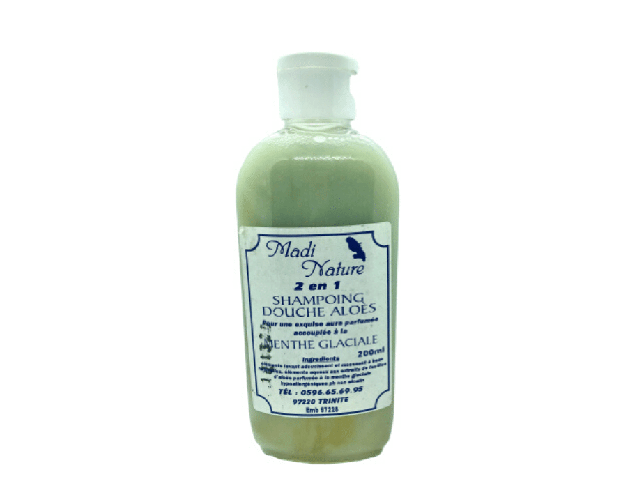 Shampoing douche aloès menthe glaciale Madi Nature 200 ml