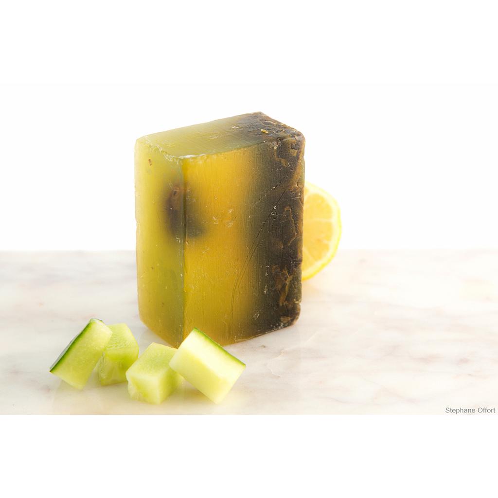 Savon concombre et citron Teint frais 100 gr Loren Kadi