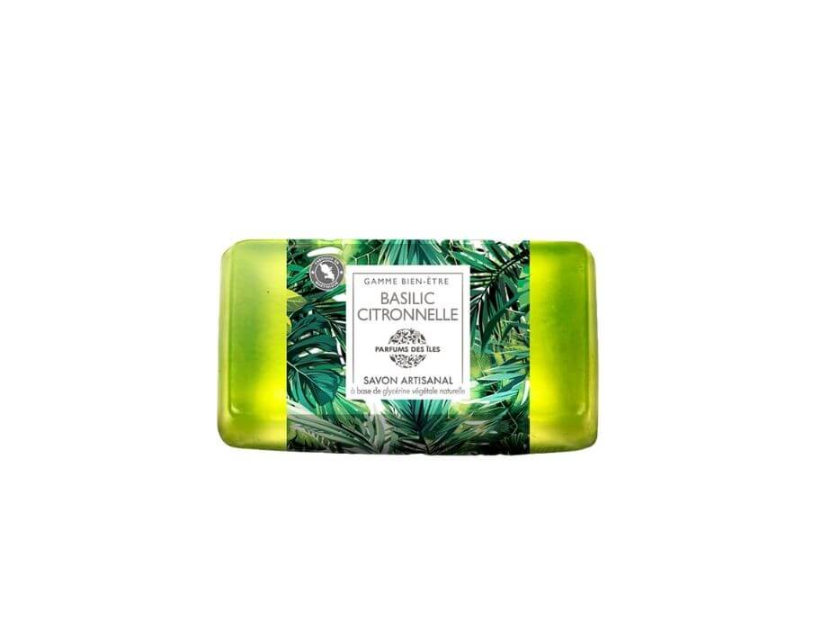 Savon au Basilic Citronnelle parfums des iles 100gr