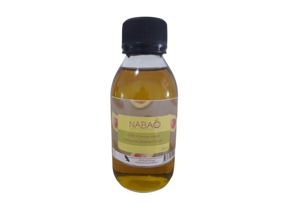 Huile d'avocat vierge extraite à froid Martinique 125 ml