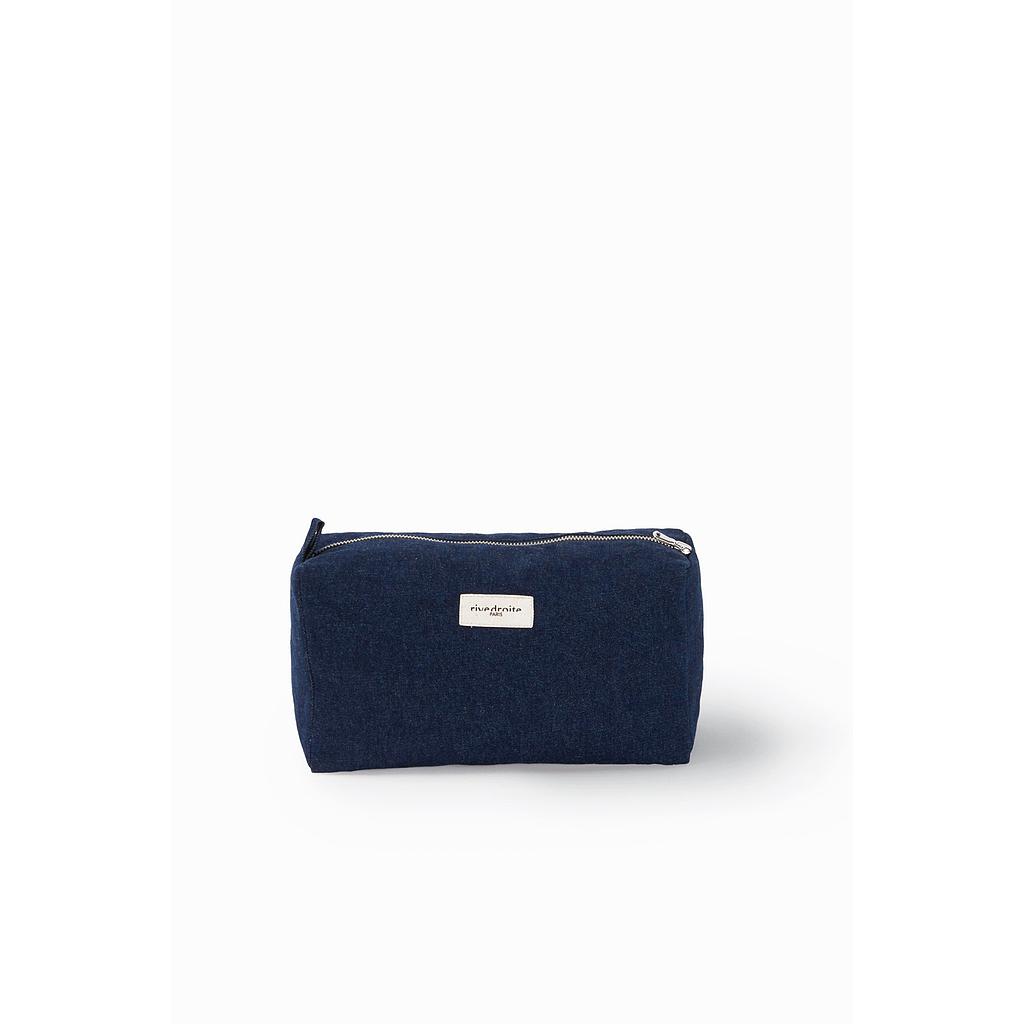 Alma la trousse de toilette maternité - Denim brut upcyclé