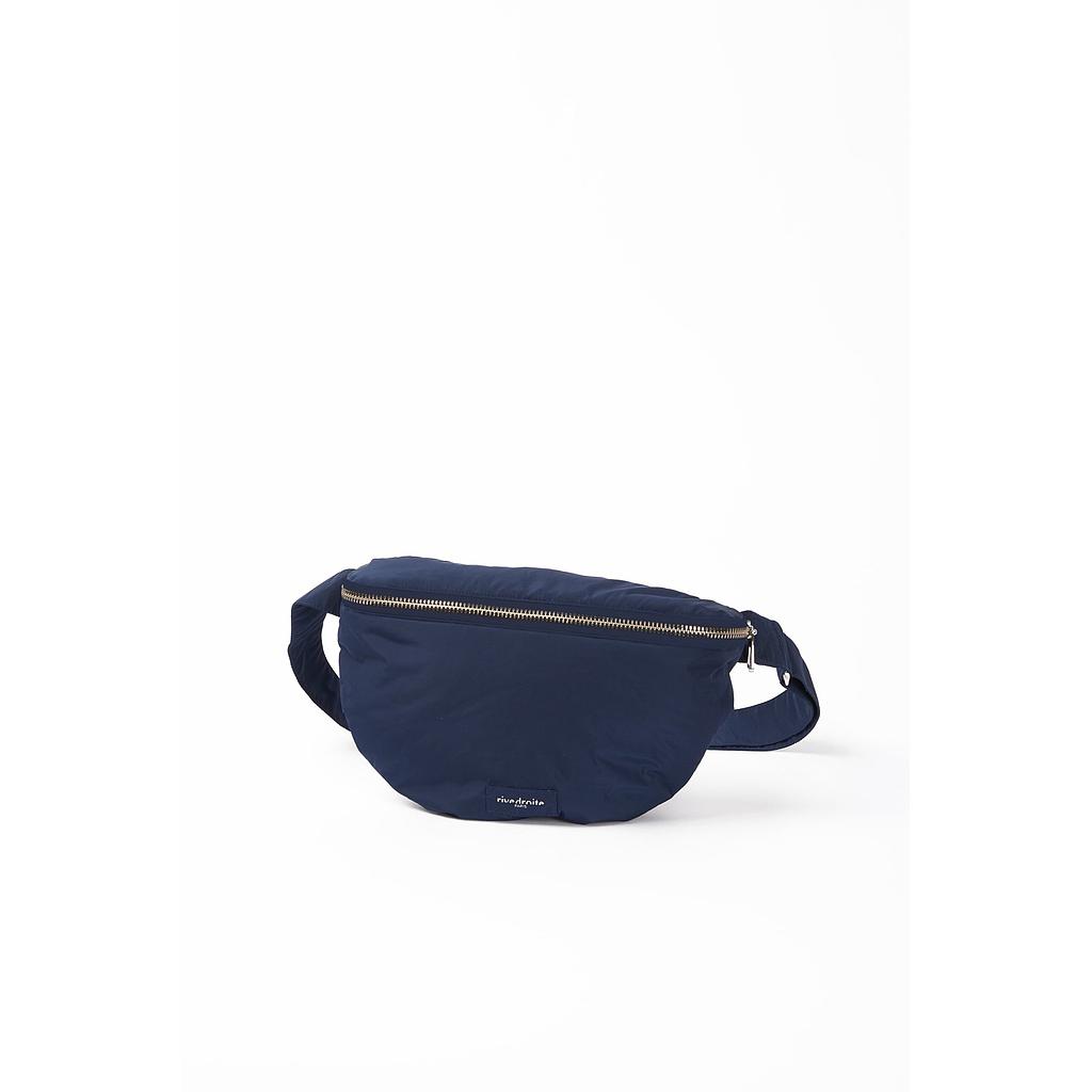 Aubry XL le sac banane - Nylon upcyclé bleu marine