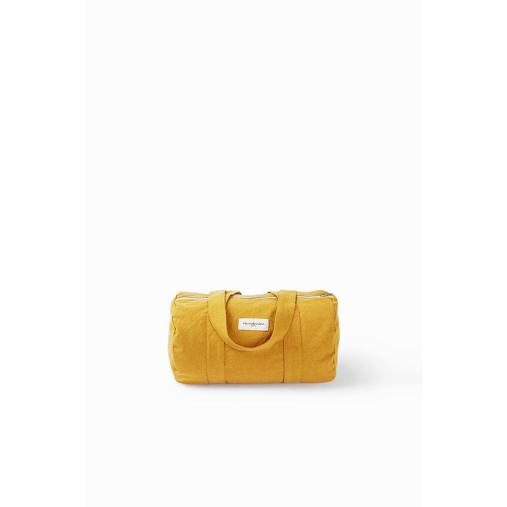 Ballu le petit sac polochon - Coton recyclé moutarde