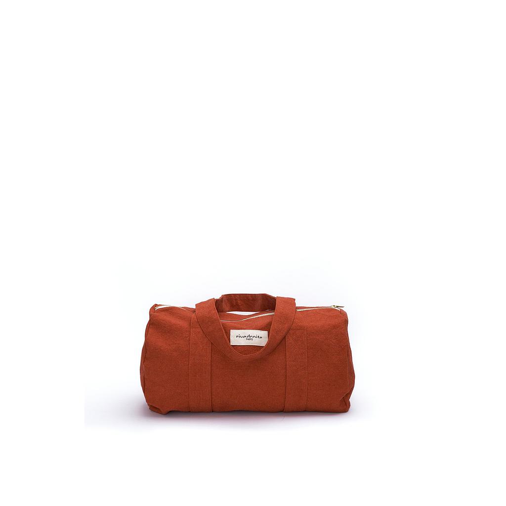 Ballu le petit sac polochon brodé - Coton recyclé Terre de Soleil