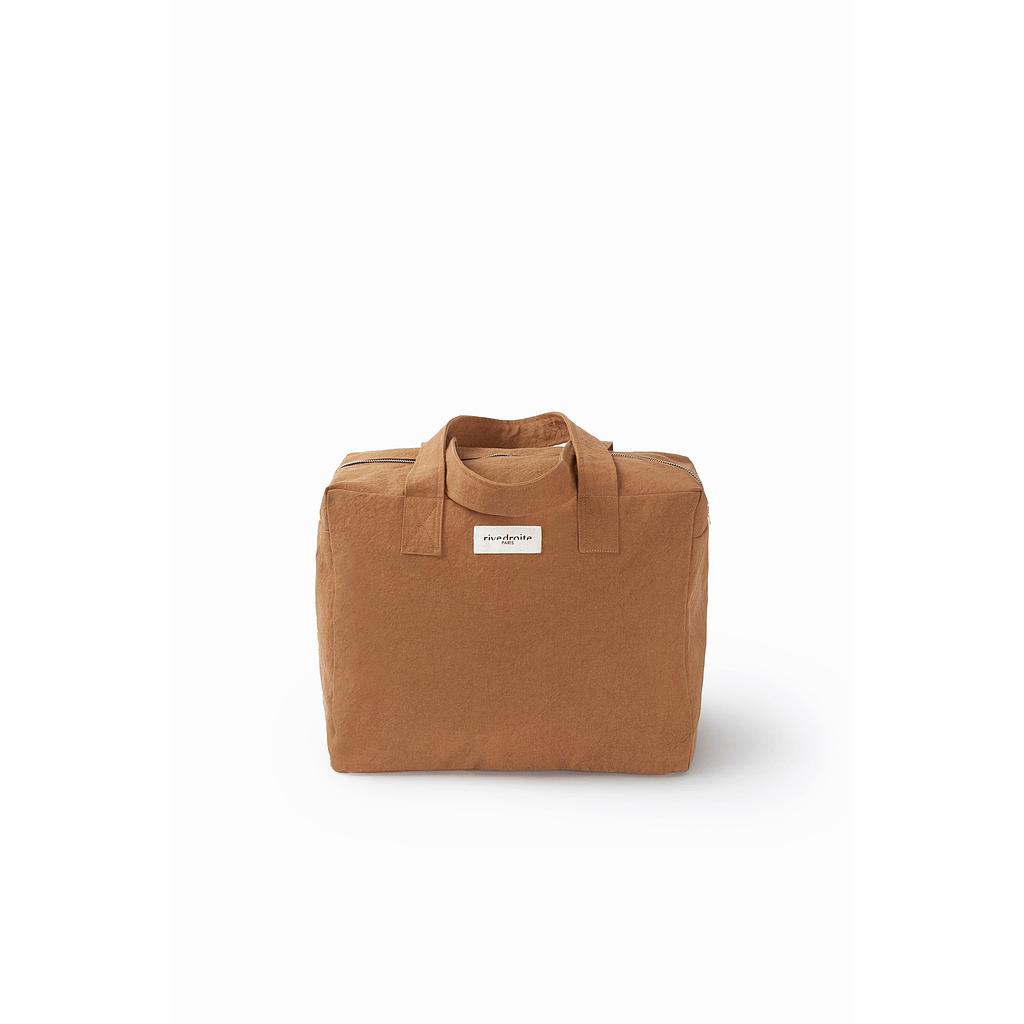 Célestins le sac 24 heures version maternité - Coton recyclé camel
