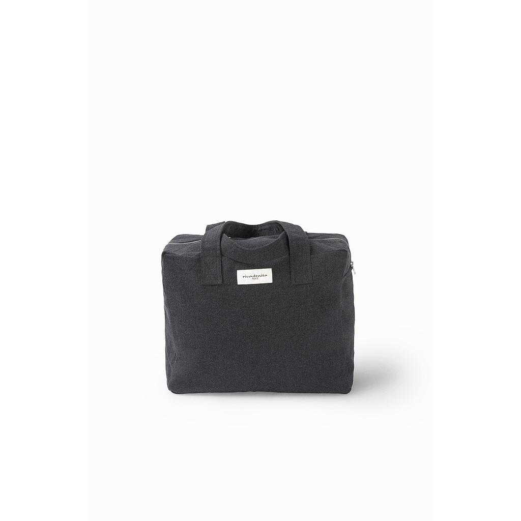 Célestins le sac 24 heures version maternité - Coton recyclé noir
