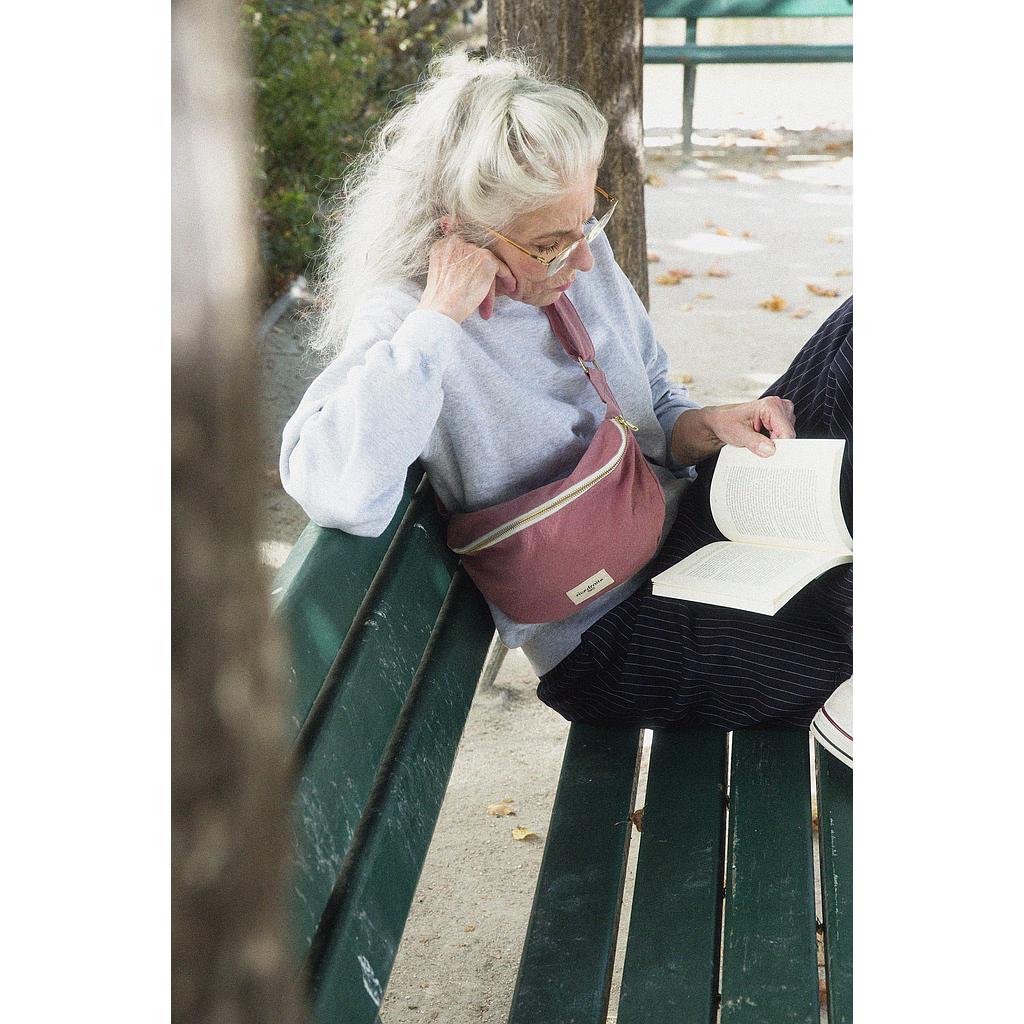 Custine le sac banane - Coton recyclé bois de rose