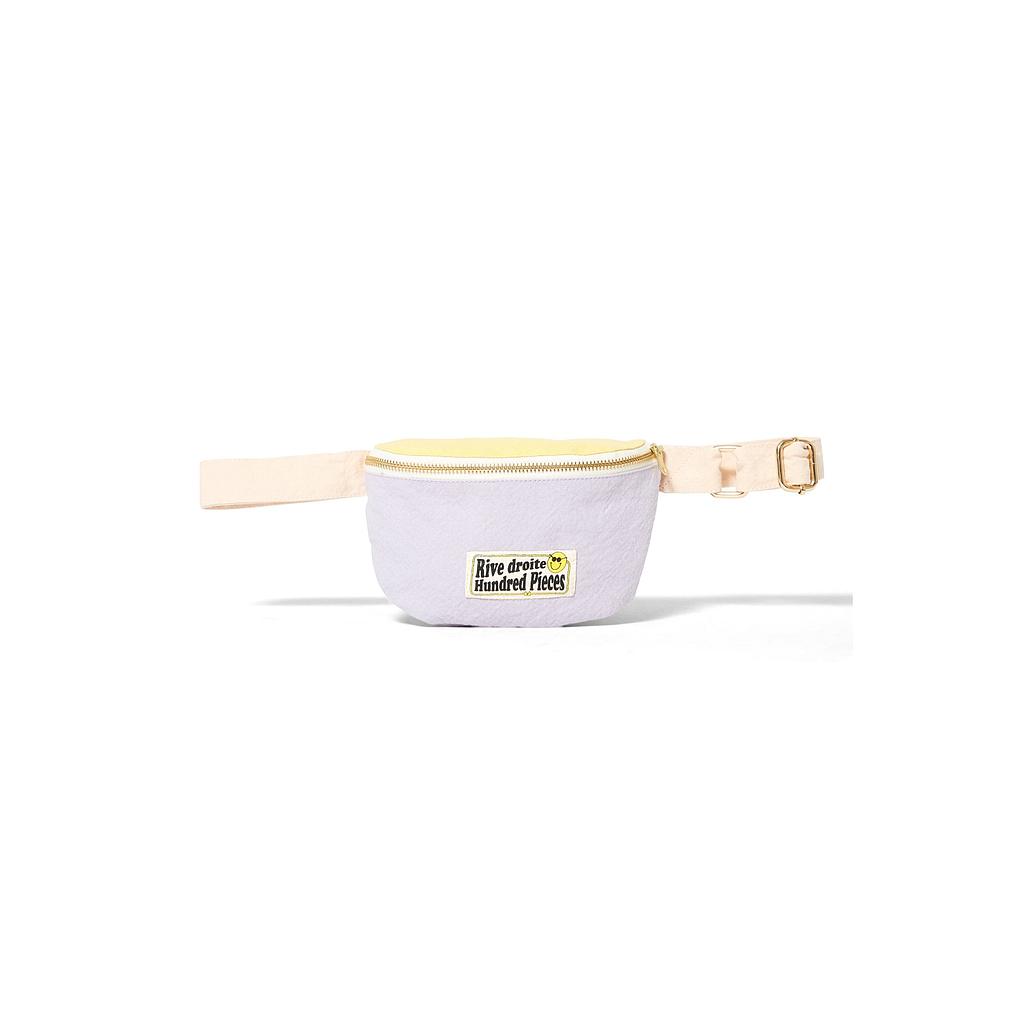 Custine le sac banane kids x Hundred Pieces - Coton recyclé rose &amp; mauve