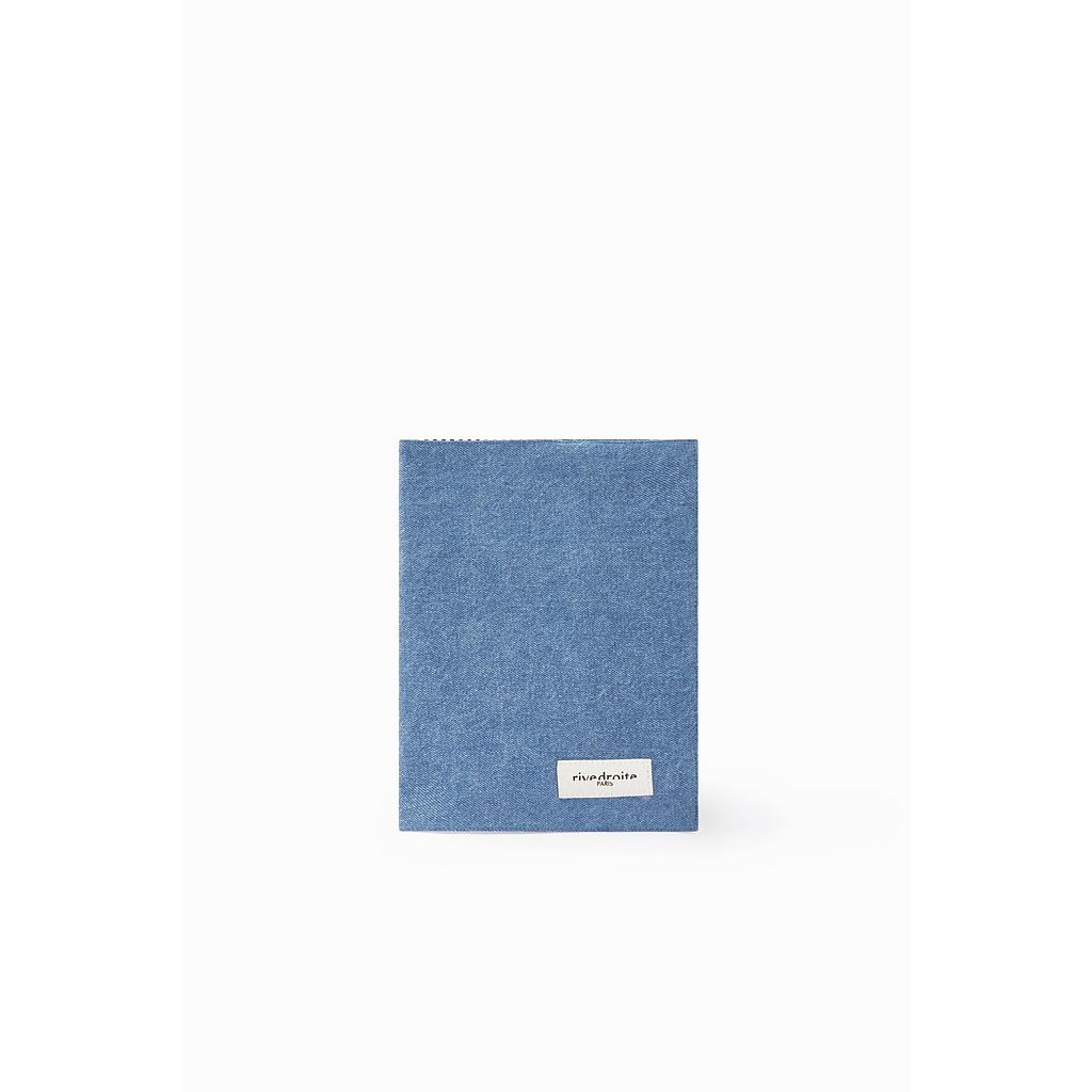 Gabin le protège carnet de santé - Denim clair upcyclé