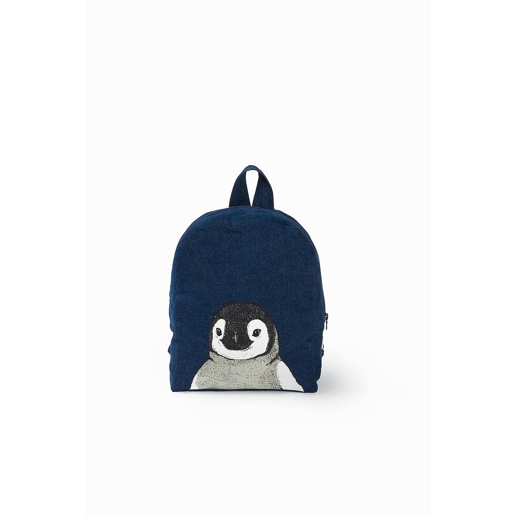 Hardy le sac à dos brodé - Pingouin denim brut