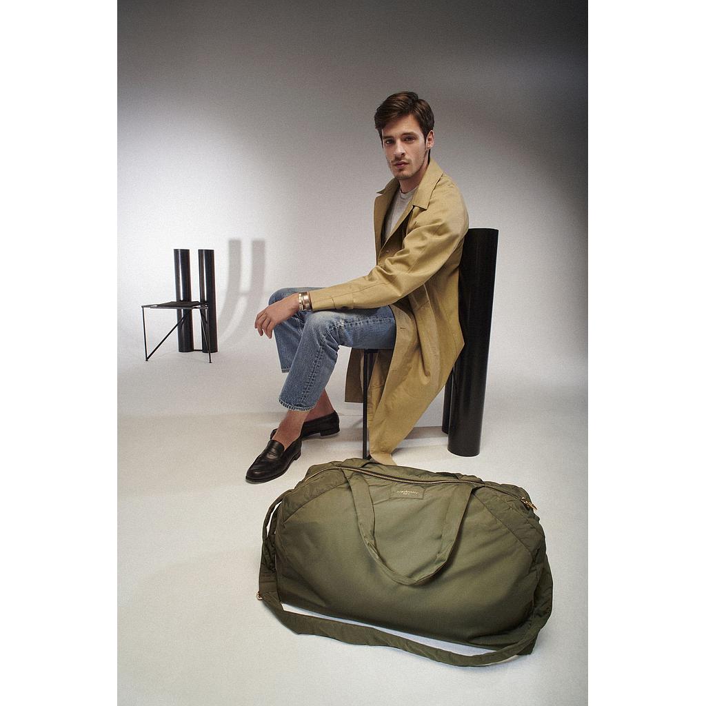 Ramus le sac weekend - Nylon upcyclé kaki