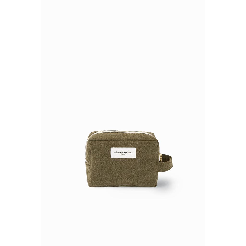 Tournelles la petite trousse - Coton recyclé kaki
