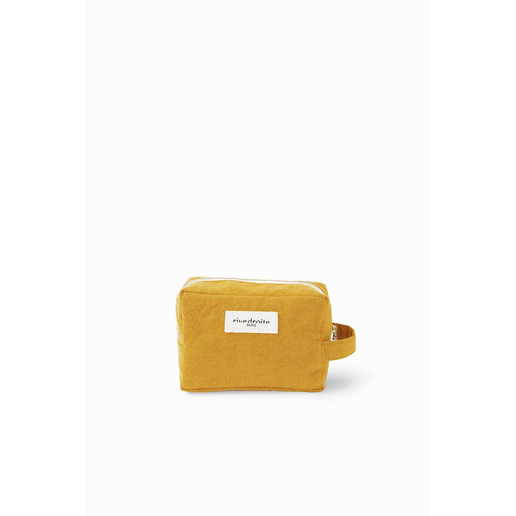 Tournelles la petite trousse - Coton recyclé Moutarde
