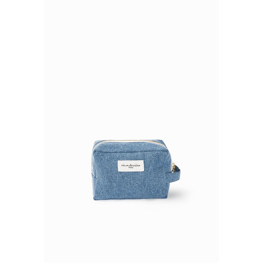 Tournelles la petite trousse - Denim clair upcyclé