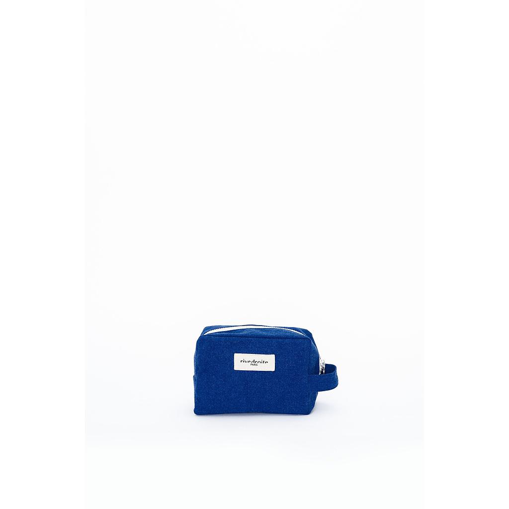 Tournelles la petite trousse - Coton recyclé Bleu Azurit