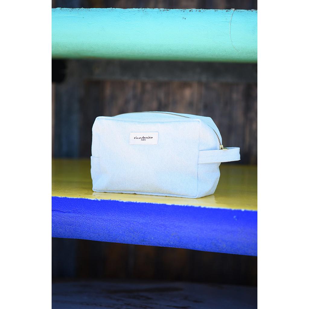 Tournelles XL 'Tropicool' - "Denim bleach" upcyclé