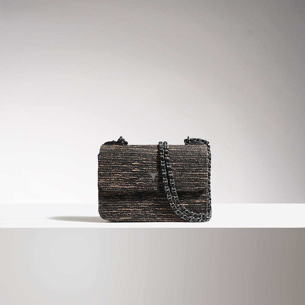 SAC XS OLIVIA - TWEED BLACK GOLD