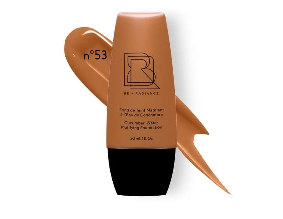 Fond de teint matifiant à l'eau de concombre n°53 Be Radiance