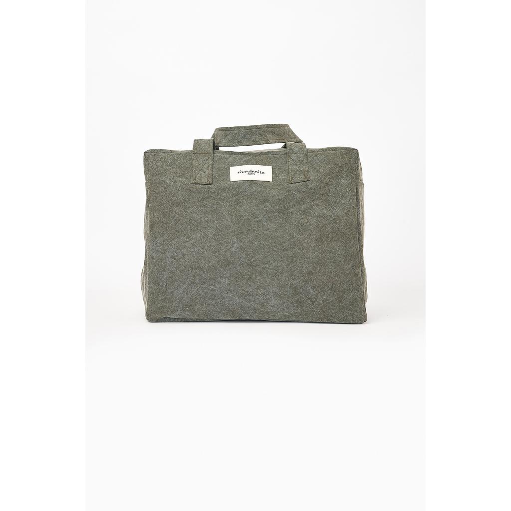 Célestins le sac 24 heures - Coton recyclé "Green Snow"