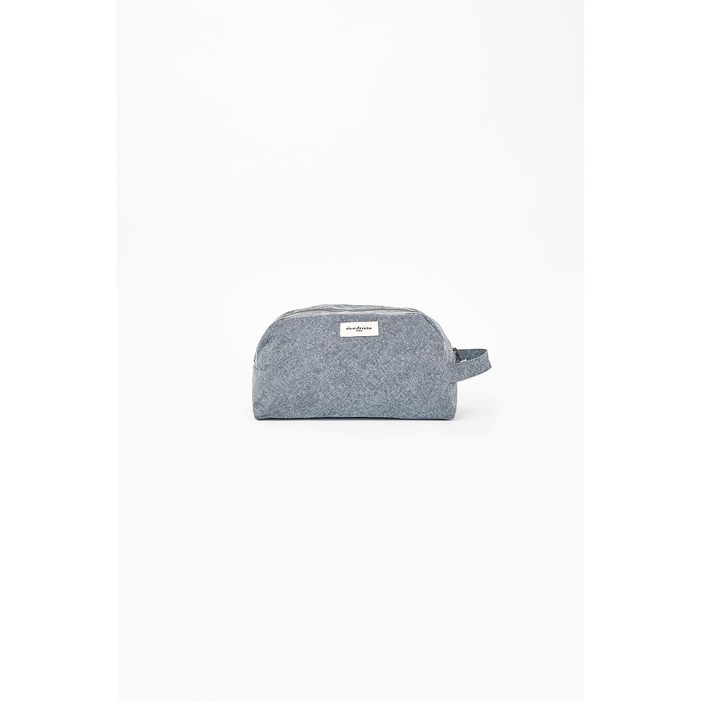Hermel la trousse de toilette - Coton recyclé "Grey Snow"