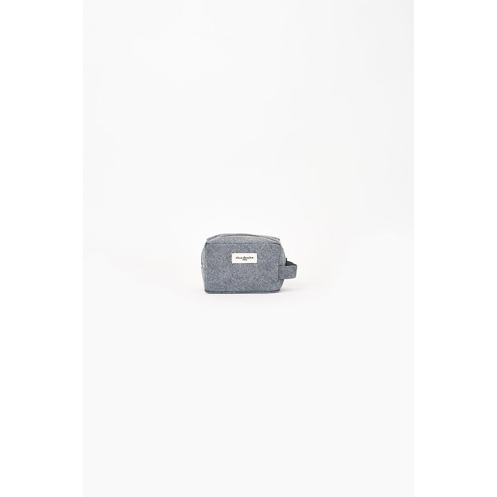 Tournelles la petite trousse - Coton recyclé "Grey Snow"