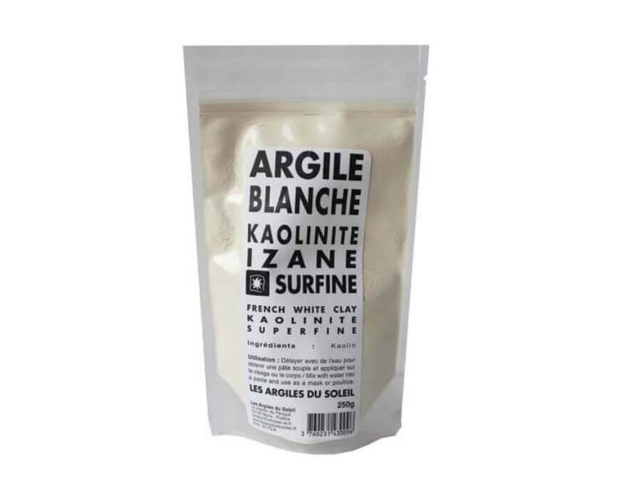 Argile Blanche Kaolinite  origine France 250 gr