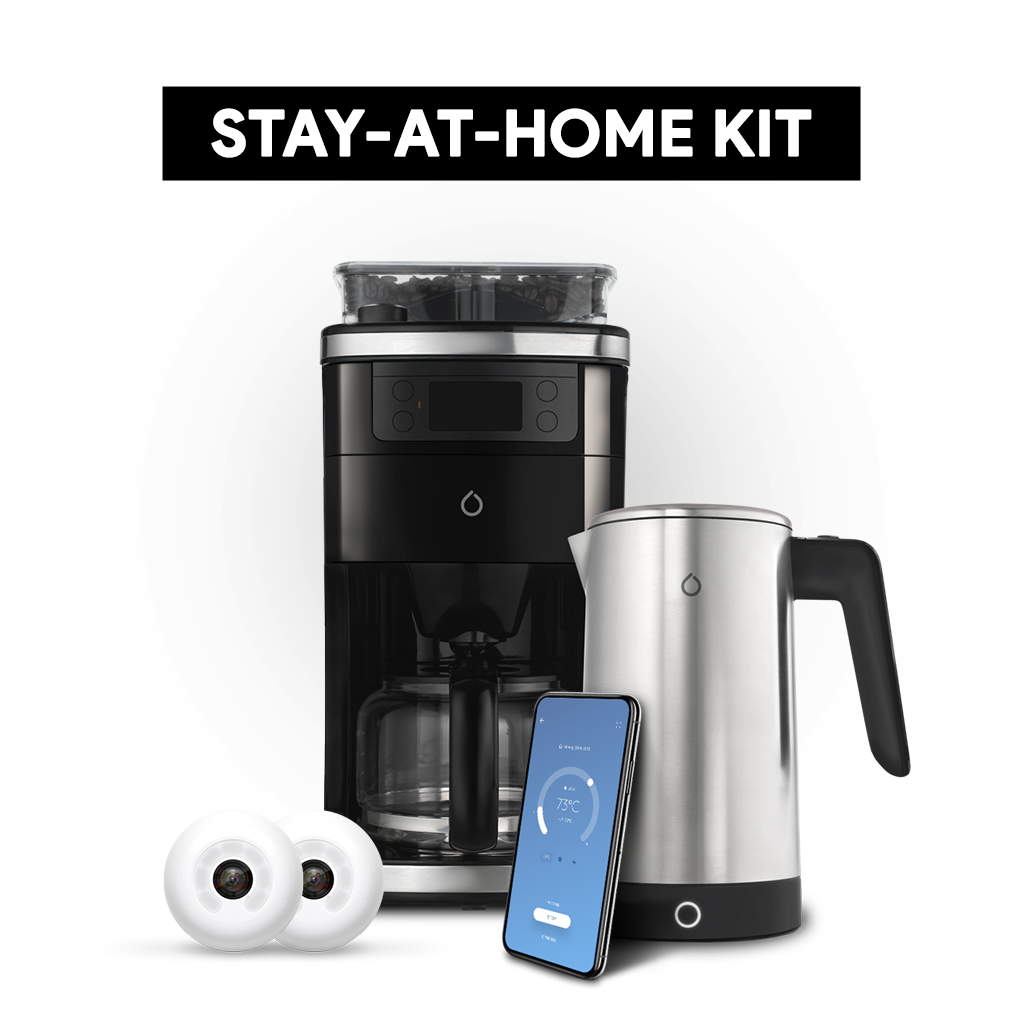Stay-at-home starter kit with Stainless Steel Kettle