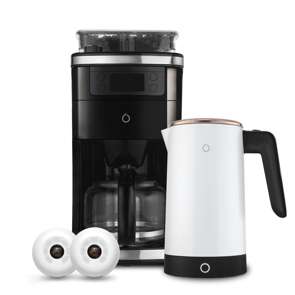 Stay-at-home starter kit with White and Gold Kettle