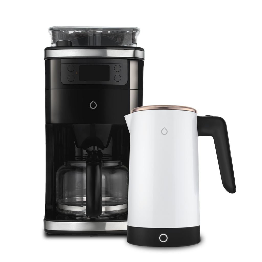 The Perfect Taste Kit with White and Gold Kettle