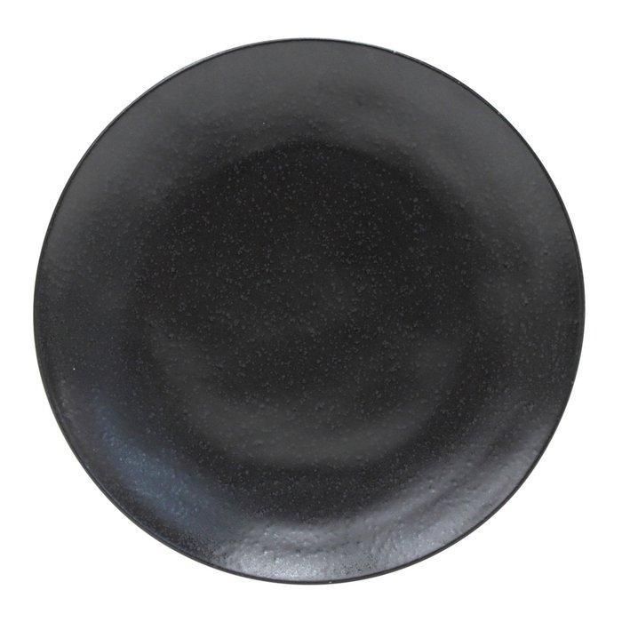 Lot de 6 assiettes plates Riviera Nero