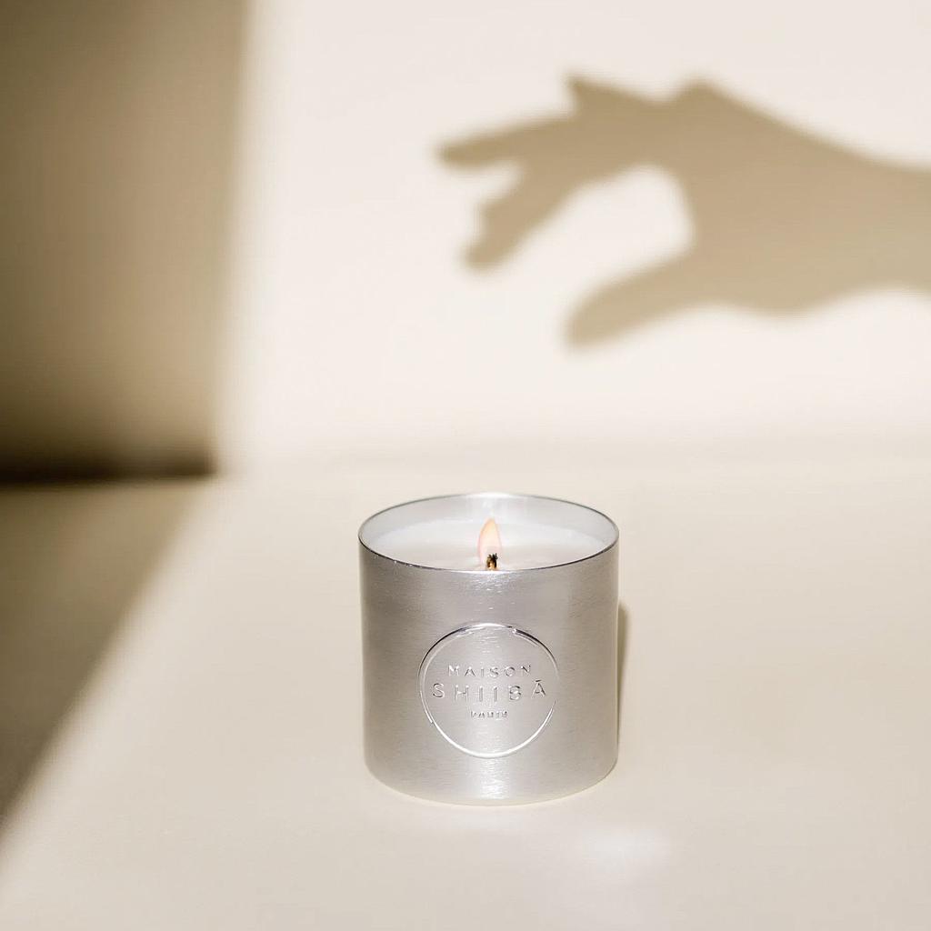Bougie Message Gravé Bois de Oud 190gr | Maison Shiiba