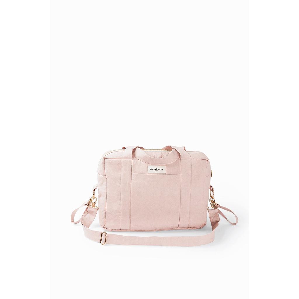 Darcy l'anti sac à langer - Coton recyclé rose minéral