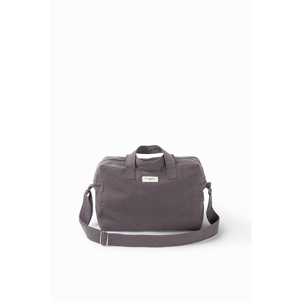 Sauval le city bag - Coton recyclé gris ardoise